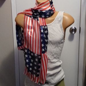 American flag scarf